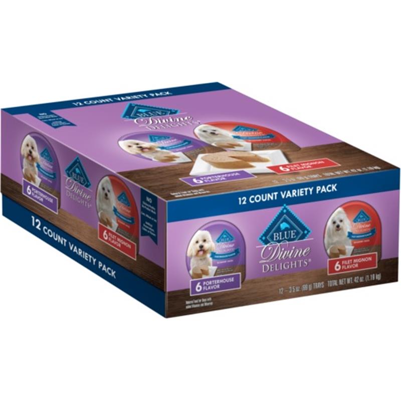 Blue Buffalo Divine Delights Filet Mignon/Porterhouse Variety Pack Dog