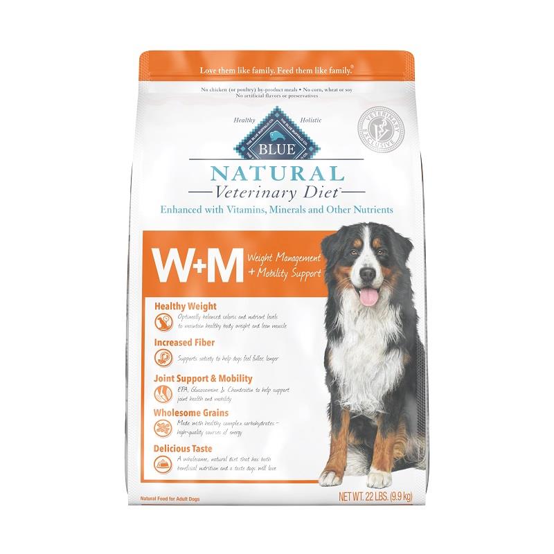 Blue Buffalo Natural Veterinary Diet W+M Weight Management + Mobility Support Dog Food Allivet