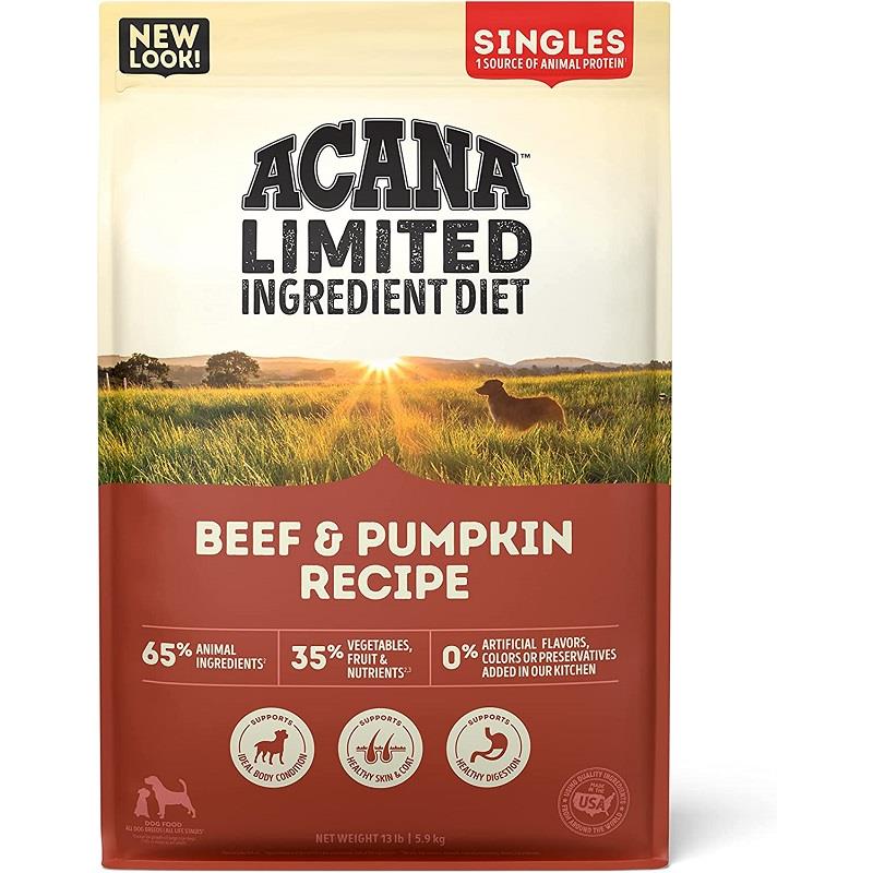 Acana Singles Beef & Pumpkin Dry Dog Food Allivet