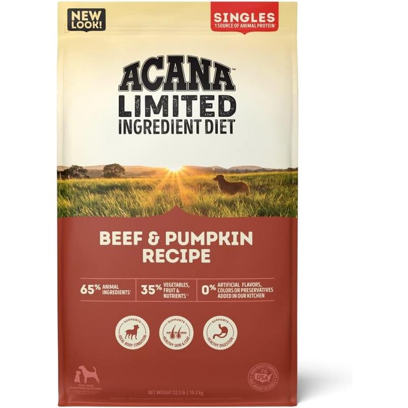 Acana Singles Beef & Pumpkin Dry Dog Food Allivet