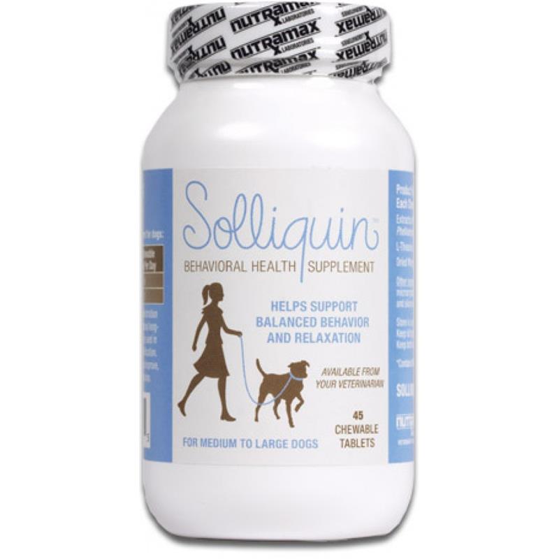 Solliquin Behavioral Health Supplement for Medium to Large Dogs, 45