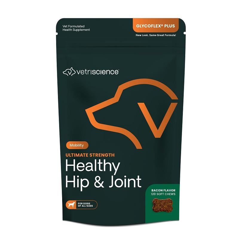 Vetri-Science Glyco-Flex Plus Joint Support for Medium and Large Dogs, 120 Chews
