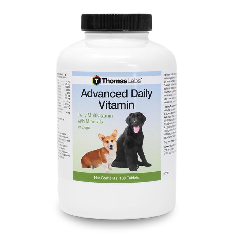 Advanced Daily Vitamin for Dogs, 180 Tablets