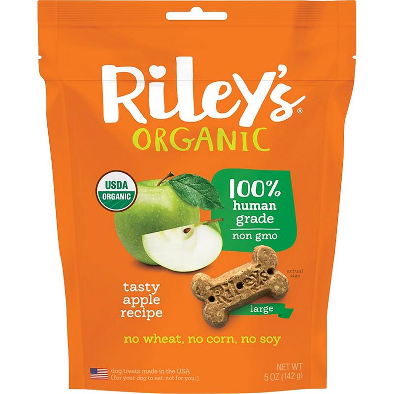 Riley's Organic Tasty Apple Dog Treats, 5 oz Allivet