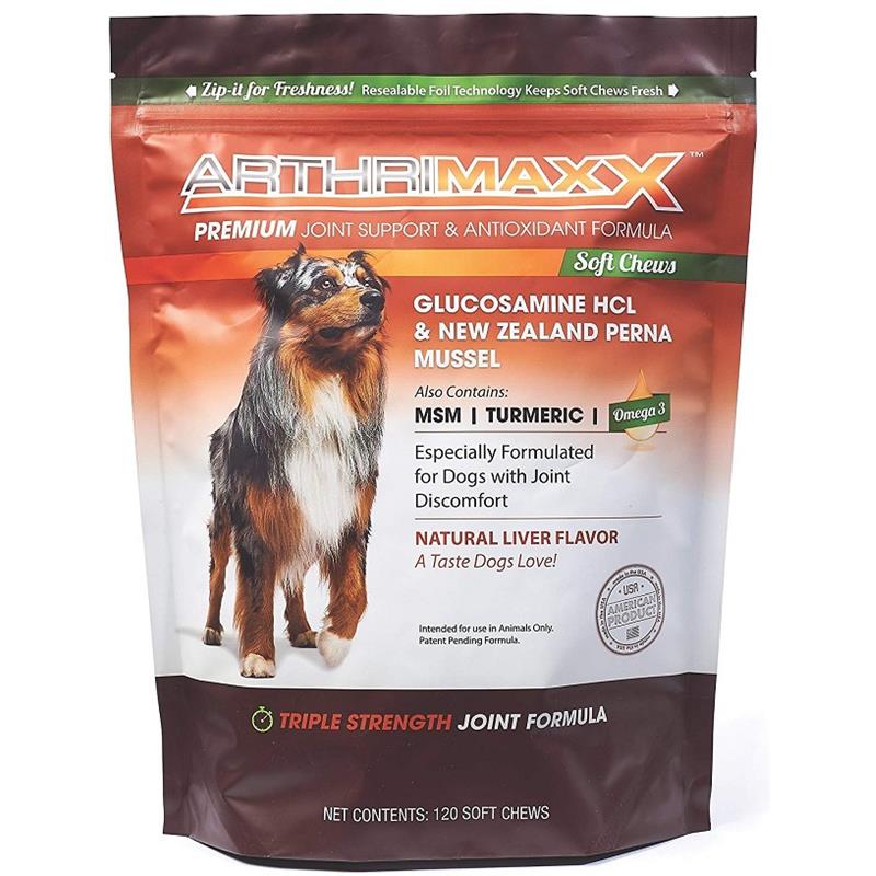 Arthrimaxx Premium Joint Support and Antioxidant Soft Chews for Dogs