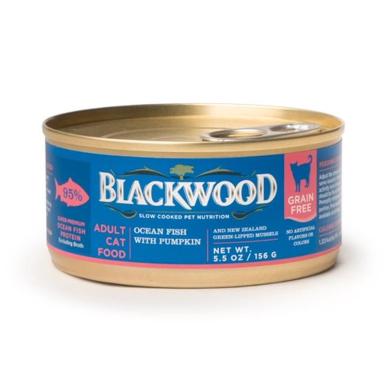 Blackwood Ocean Fish with Pumpkin Canned Adult Cat Food, 24 x 5.5 oz