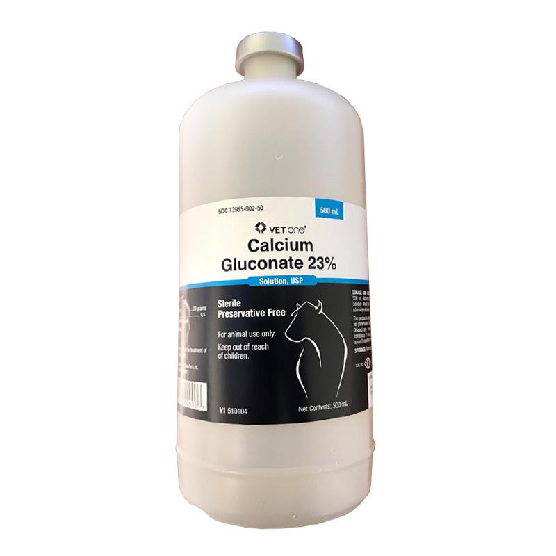 Buy Calcium Gluconate 23, 500ml for Livestock | Allivet