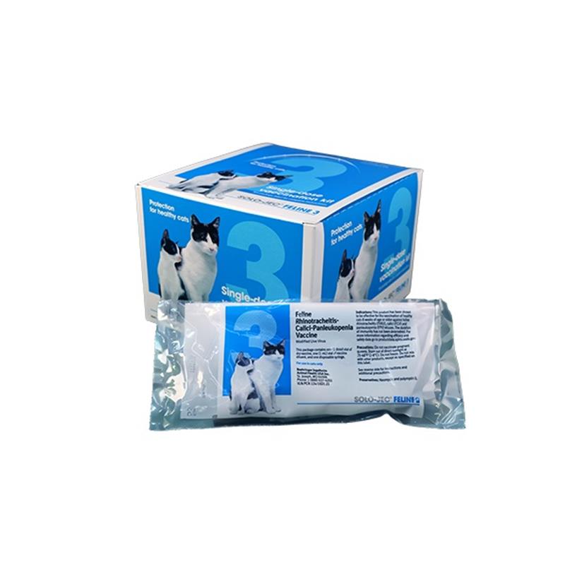 Shop Solo Jec 3 Vaccine 1 Ds with syringe for Cats and kittens